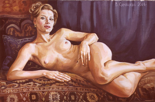 OLYMPIA. 2001, oil on canvas, 40x60 cm